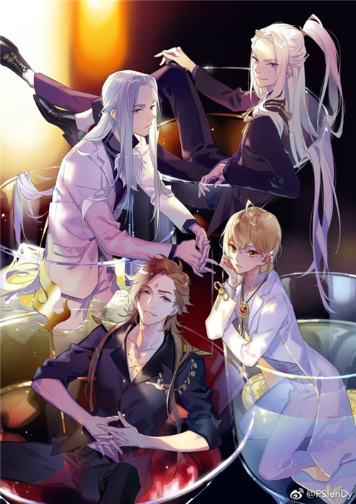 谢谢你们的爱！《梦间集》同人作品合辑-图5 《梦间集》同人画（作者@PSlenDy）.jpg