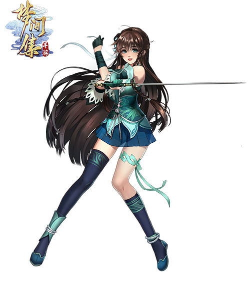 不可以惹女孩子生气 《梦间集》女性角色专题-图4 《梦间集》越女剑.