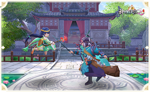 有情人终成兄妹《神雕侠侣2》手游续写金庸笔下的神雕-图1 公孙绿萼决战公孙止.jpg