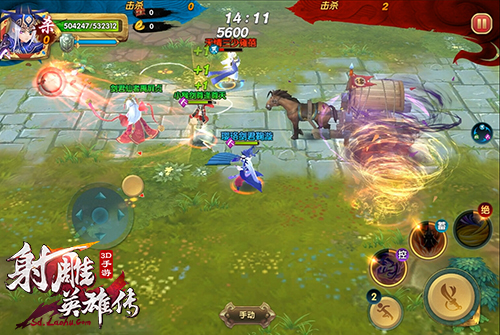 《射雕英雄传3D》3V3PK曝光 大侠组队闯江湖-图3.jpg