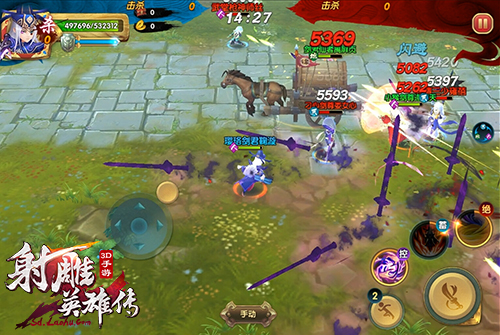 《射雕英雄传3D》3V3PK曝光 大侠组队闯江湖-图4.jpg