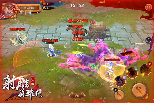 《射雕英雄传3D》3V3PK曝光 大侠组队闯江湖-图5.jpg